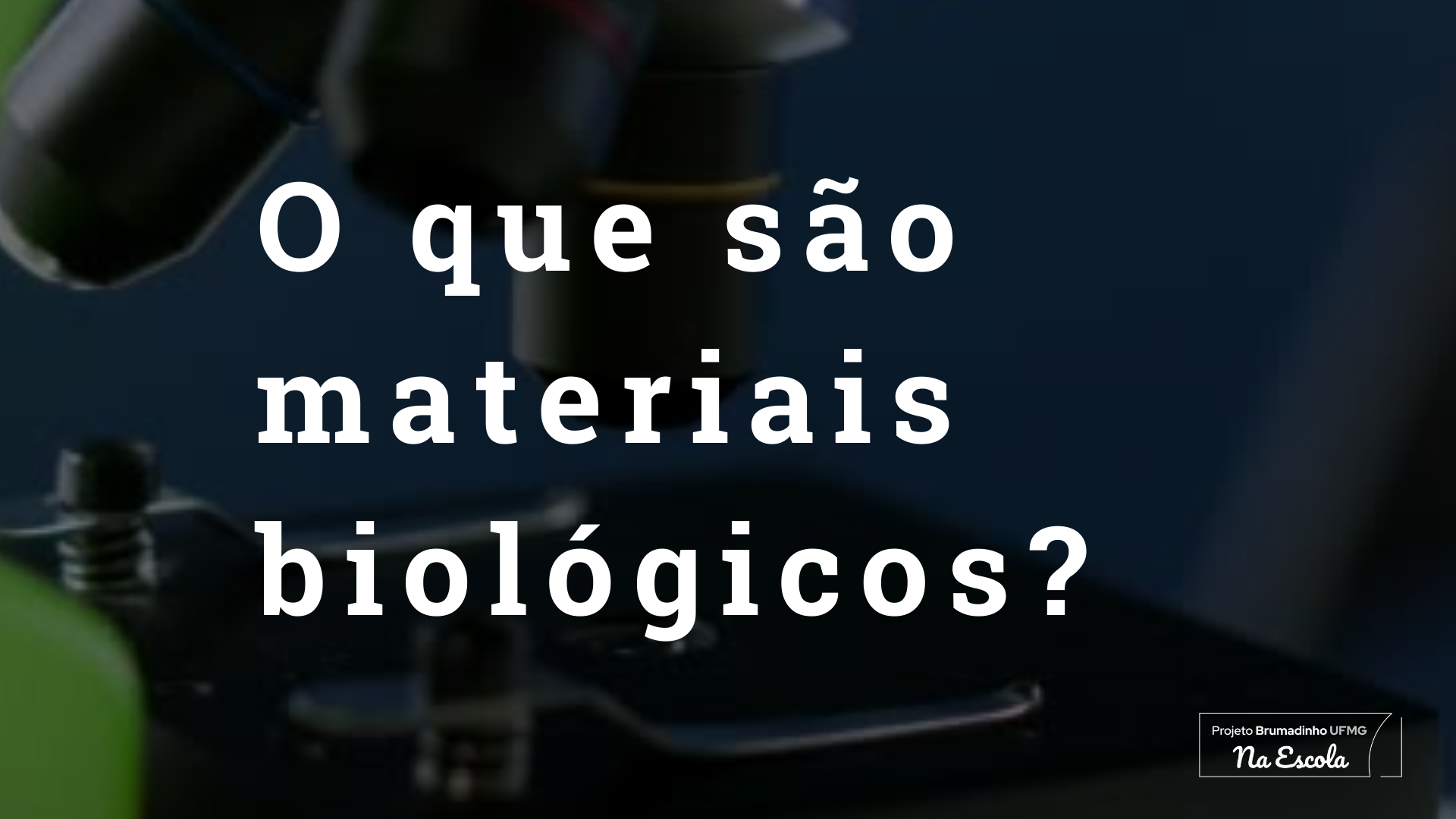 O que são materiais biológicos